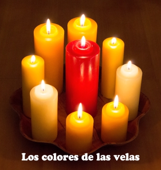 Los colores de las velas